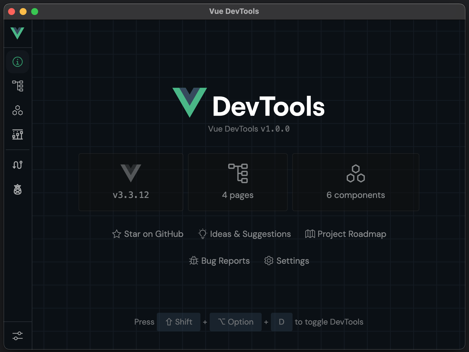 Standalone App | Vue DevTools